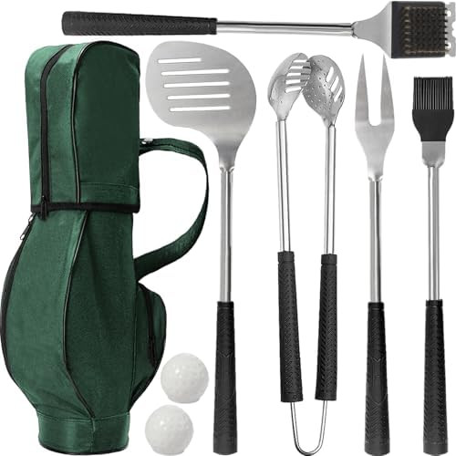 Amazon.com: Golf Grilling Gifts for Men 8pcs Golf BBQ Grill Accessories Tools Utensils Set for Ou... | Amazon (US)