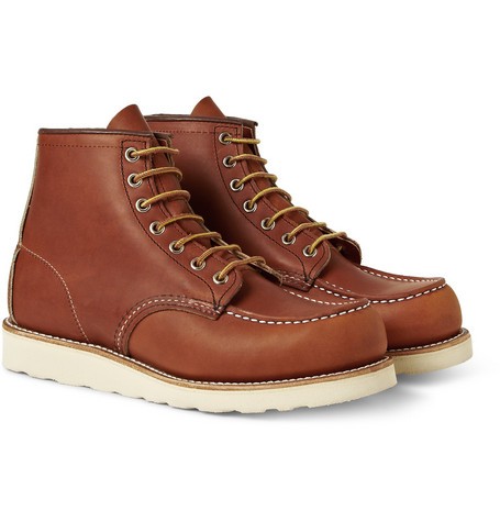 Red Wing Shoes - 875 Moc Leather Boots - Brown | Mr Porter US