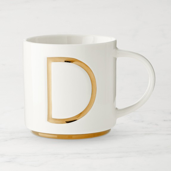 Gold Monogram Mug | Williams-Sonoma