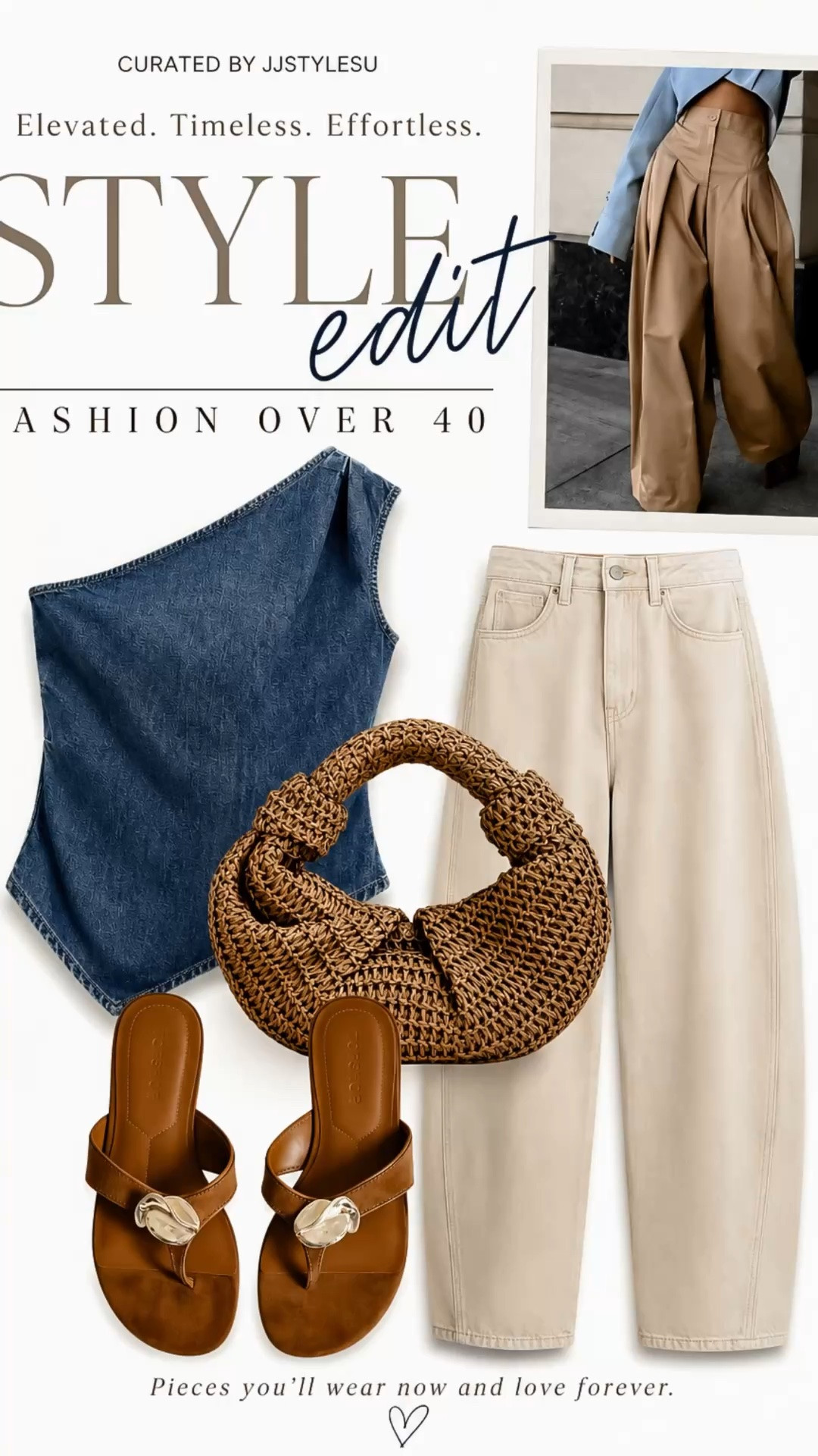 Denim, soft neutrals, and woven textures—an effortless combination that never goes out of style. These elevated pieces are easy to mix, match, and wear on repeat, making them the kind of staples you’ll reach for season after season. Which piece would you add to your wardrobe first? 🤍




#LTKStyle #LTKFashion #FashionOver40 #Over40Style #ElevatedStyle #TimelessStyle #NeutralStyle #SummerStyle #CapsuleWardrobe #WardrobeEssentials #EverydayStyle #ClassicStyle #StyleInspiration #WearWhatYouLove #JJStylesU #SummerOutfitsOver40

#LTKOver40 #LTKSeasonal #LTKootd