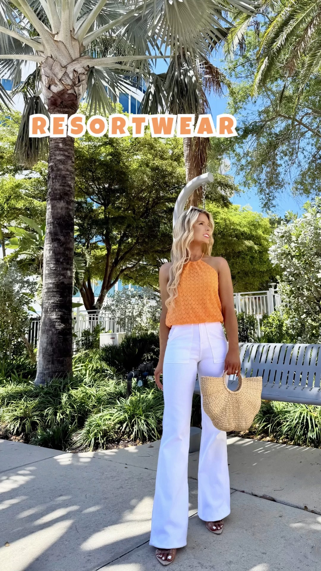 RESORTWEAR - vacation dress, tropical tank tops, + highwaisted white jeans from @Express styled as vacation outfits, resort outfits, + summer outfits! 

Resort dress, sundress, strapless dress, mini dress, resortwear 2026, tropical outfit, highrise jeans outfit 

#DressToExpress #gifted #ExpressPartner #liketkit

#LTKSeasonal #LTKTravel #LTKootd