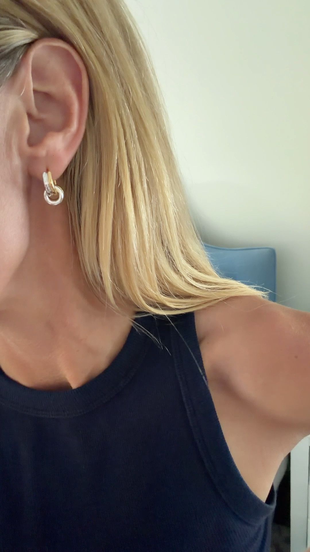 Recent impulse buy earrings that look way more $$$ than they are! I love the mixed metals