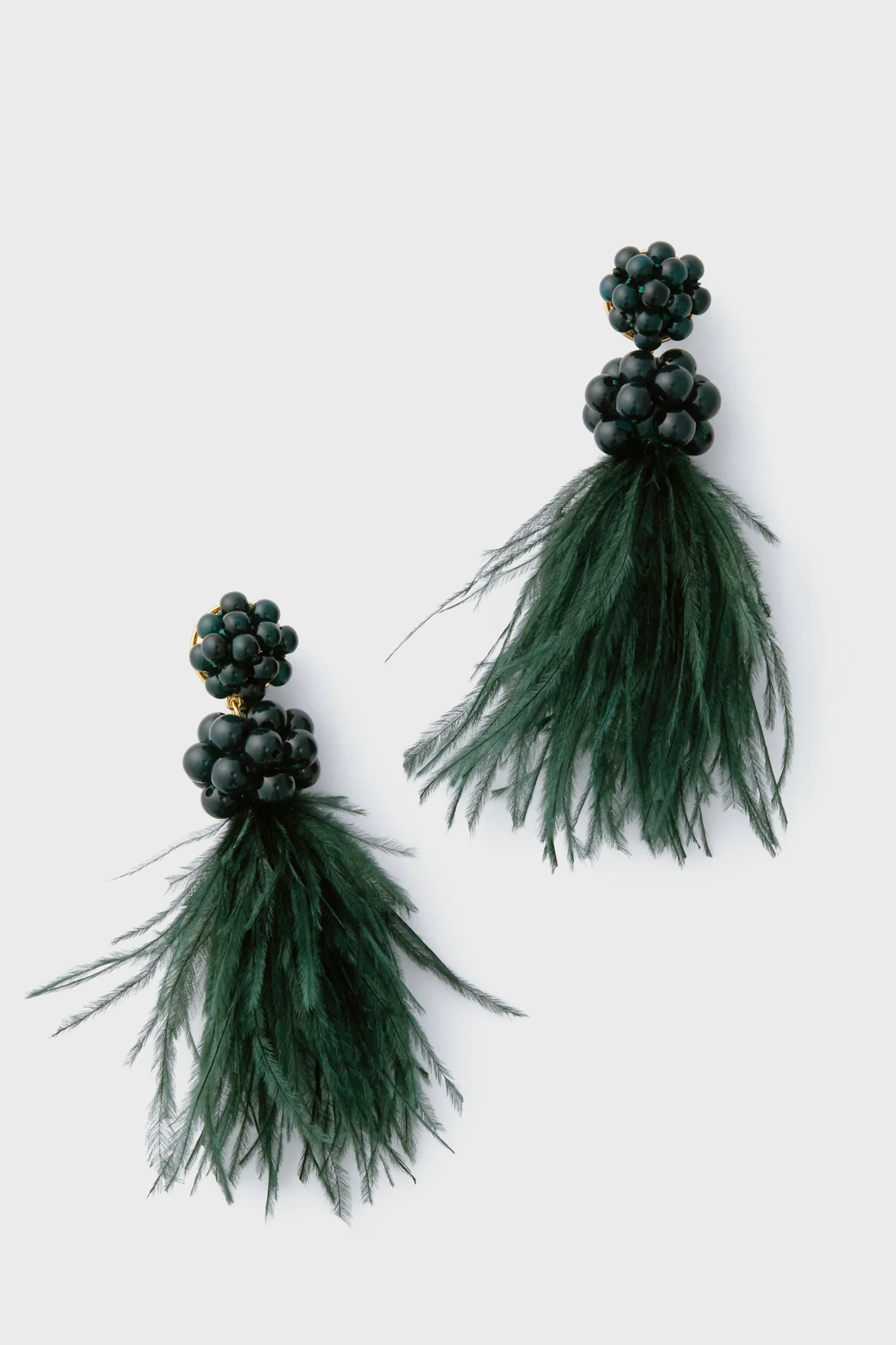 Emerald Feather Nicole Earrings | Tuckernuck (US)