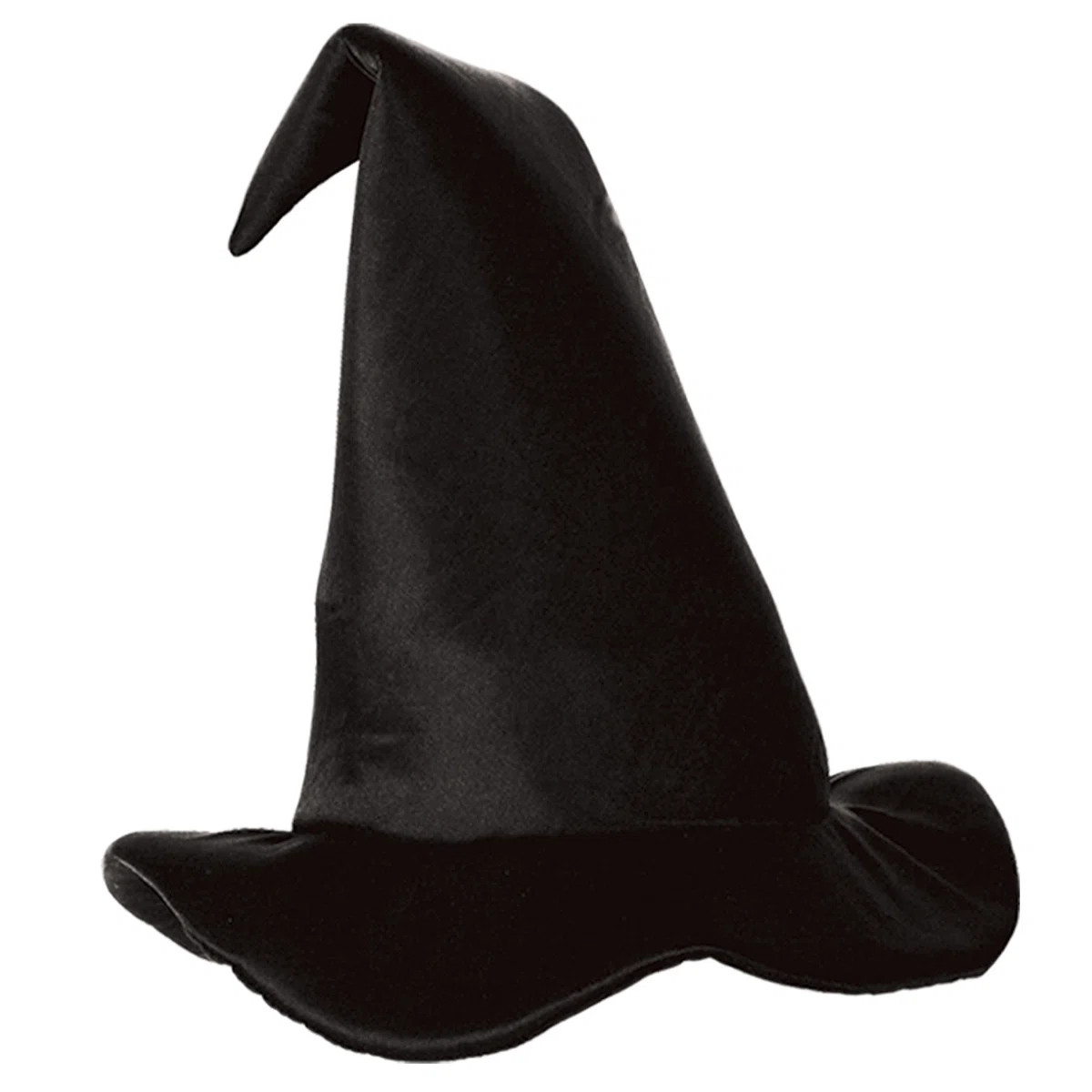 Halloween Satin-Soft Black Witch Hat | Wayfair North America