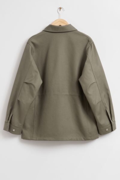Cargo Pocket Drawcord Jacket | H&M (UK, MY, IN, SG, PH, TW, HK)