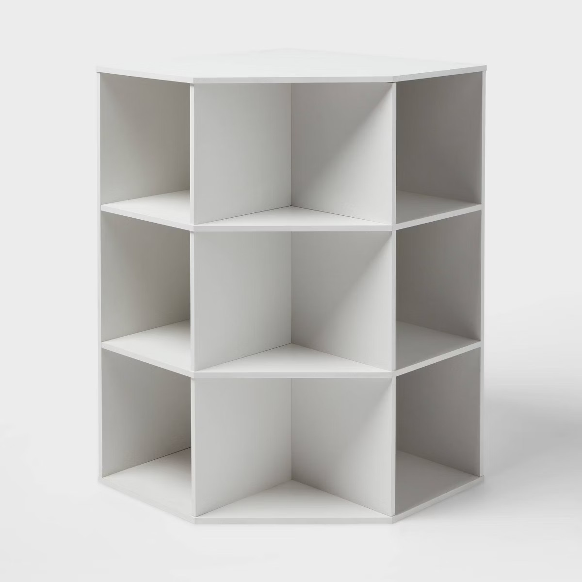 11" 9 Cube Corner Book Shelf White - Brightroom™ | Target