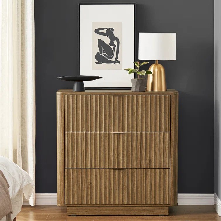 Dorcus 3 Drawer 32.2" W Chest | Wayfair Professional