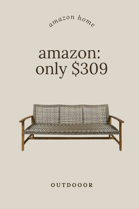 Love this outdoor sofa from Amazon it’s also super affordable and would look so pretty with some pillows, it’s only $309, patio furniture, porch, furniture, balcony, furniture, Amazon patio, pat

#LTKSaleAlert #LTKStyleTip #LTKHome