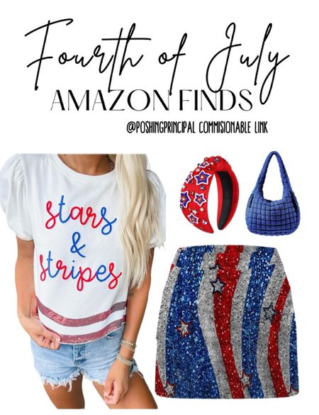 🎆 Check out these fantastic Fourth of July finds from Amazon! 🇺🇸 Don’t have time to shop but need something new? I got you!! 💥

I will have them linked on my LTK @poshingprincipal. Happy shopping and enjoy the celebrations! 🎉🛍️

---

#FourthOfJuly #FourthOfJulyOutfit #AmazonFinds #AmazonFashion #HolidayStyle #July4thFashion #LTKHoliday #LTKFinds #PatrioticStyle #RedWhiteAndBlue #SummerFashion #FestiveFashion #HolidayOutfit #FashionDeals #AmazonPrime #QuickFashion #HolidayShopping #CelebrateInStyle #FashionInspo

---

- Fourth of July finds
- Amazon holiday fashion
- Patriotic outfits
- Red, white, and blue fashion
- Quick shopping for July 4th
- Festive holiday clothing
- Amazon fashion deals
- Summer holiday outfits
- LTK holiday finds
- Fourth of July style
  #ltkstyletip #ltkfindsunder50 #ltkseasonal

#LTKFindsUnder50 #LTKSeasonal #LTKFindsUnder100