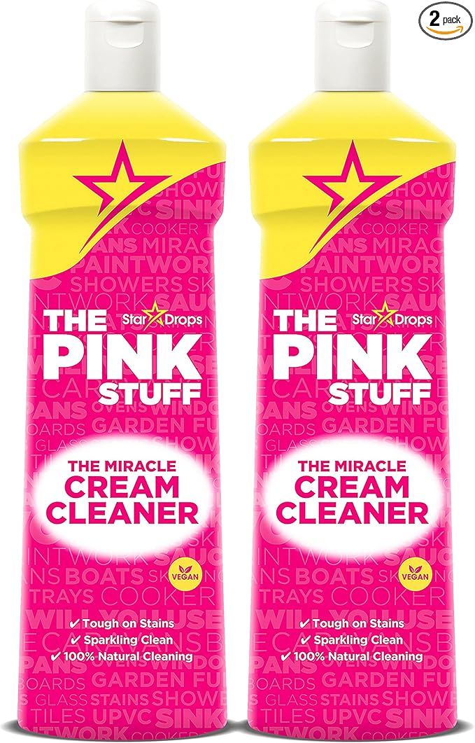 The Pink Stuff Stardrops The Miracle Cream Cleaner 500ml PACK OF 2 | Amazon (US)
