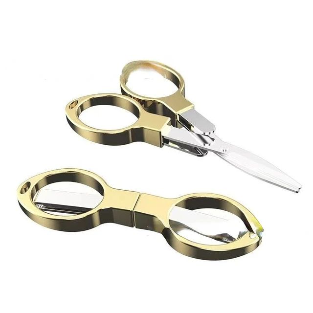 1pc Folding Scissors Safe Portable Keychain Trip Scissors Cutter Safety Portable Travel Trip Scis... | AliExpress (US)