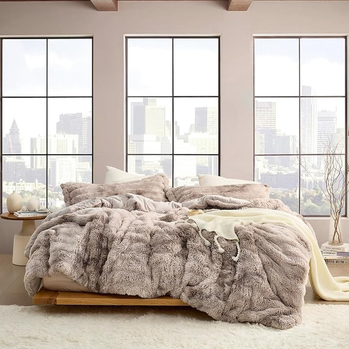Byourbed Snowball Chunky Bunny - Coma Inducer® Oversized Queen Comforter Set - Taupe Desert | Amazon (US)