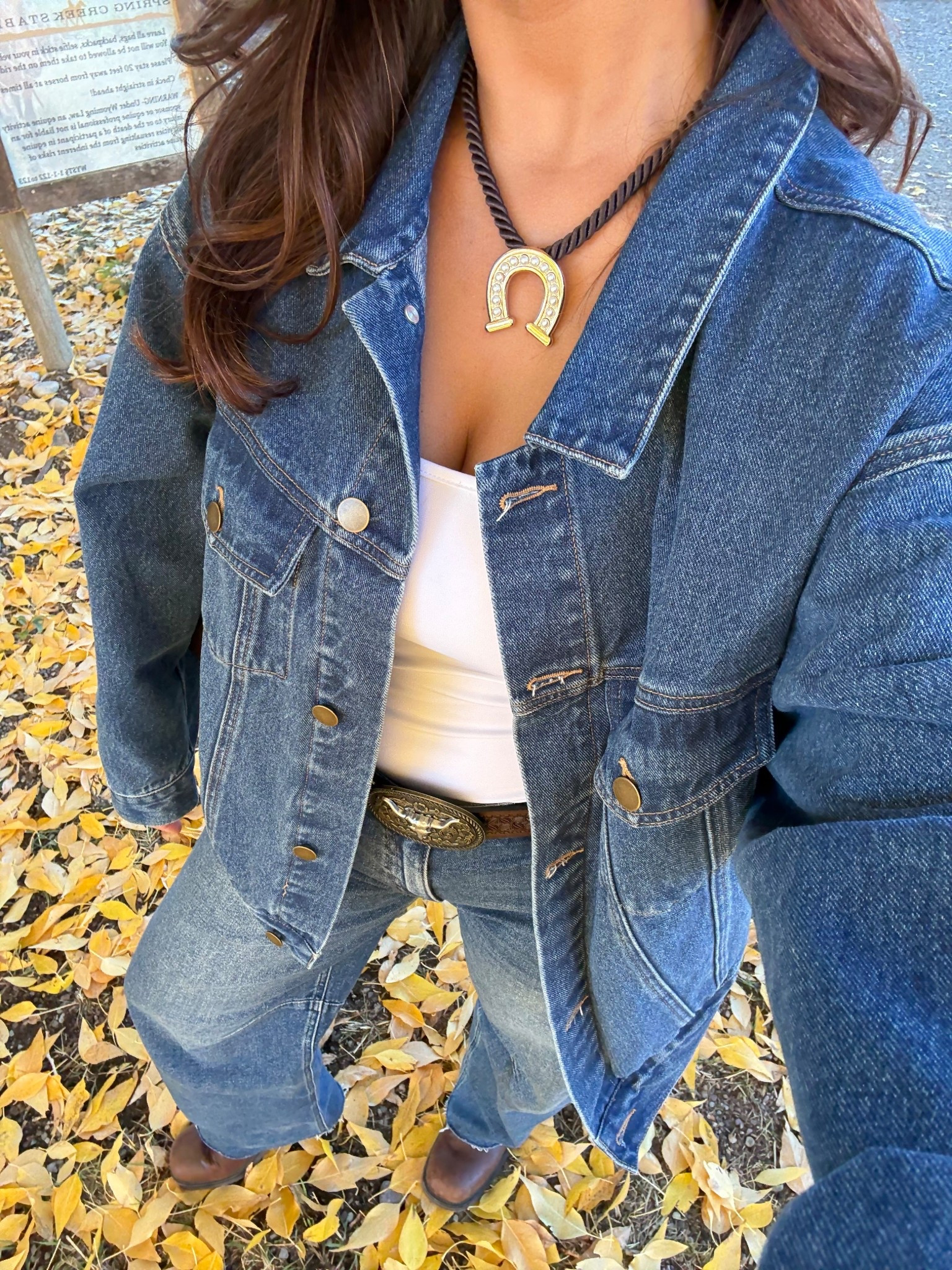 Viral oversized denim jacket