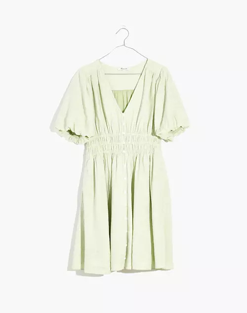 Plus Linen-Blend Sophia Mini Dress | Madewell