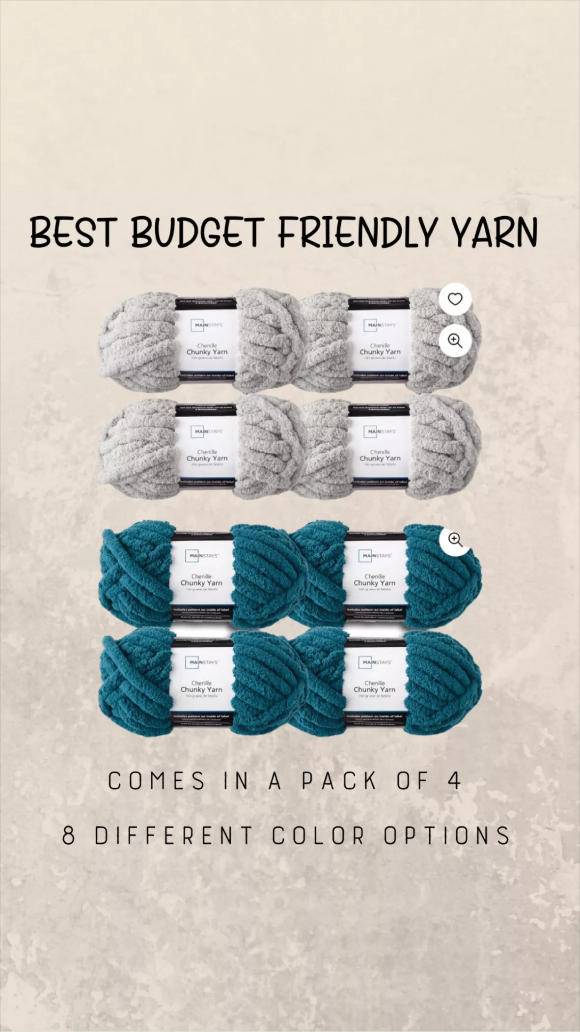Budget Yarn Pack Assorted Colors