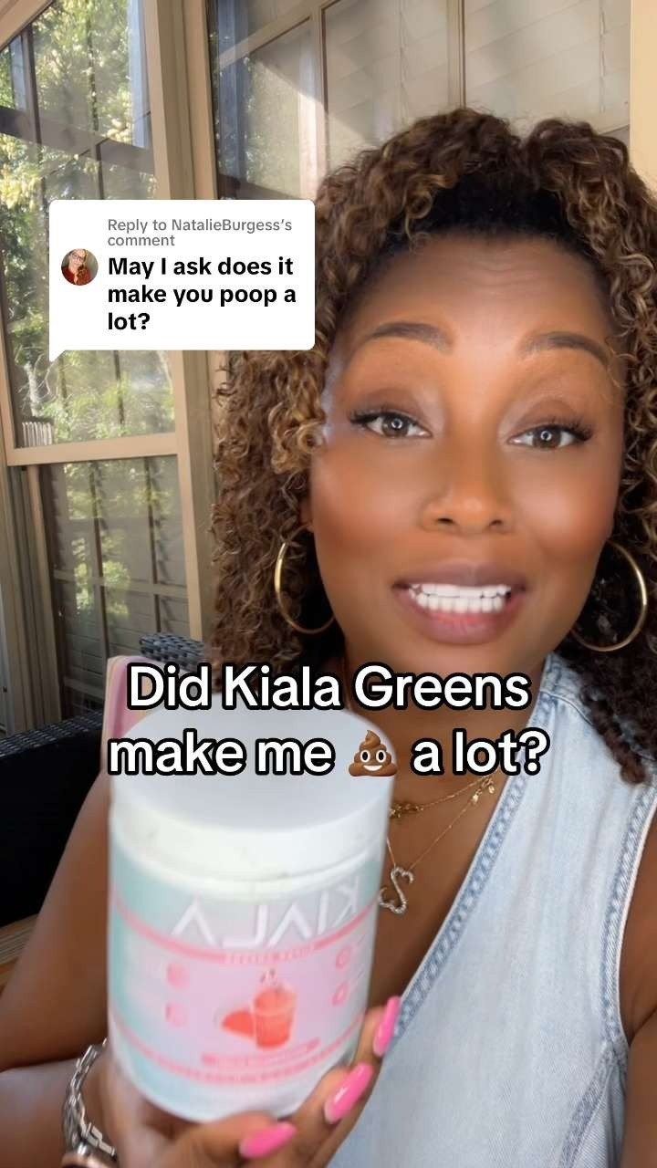 Does Kiala greens make me go to the bathroom a lot #kialagreens #kialanutrition #bloatingrelief 

 

#LTKOver40 #LTKHome #LTKFindsUnder50