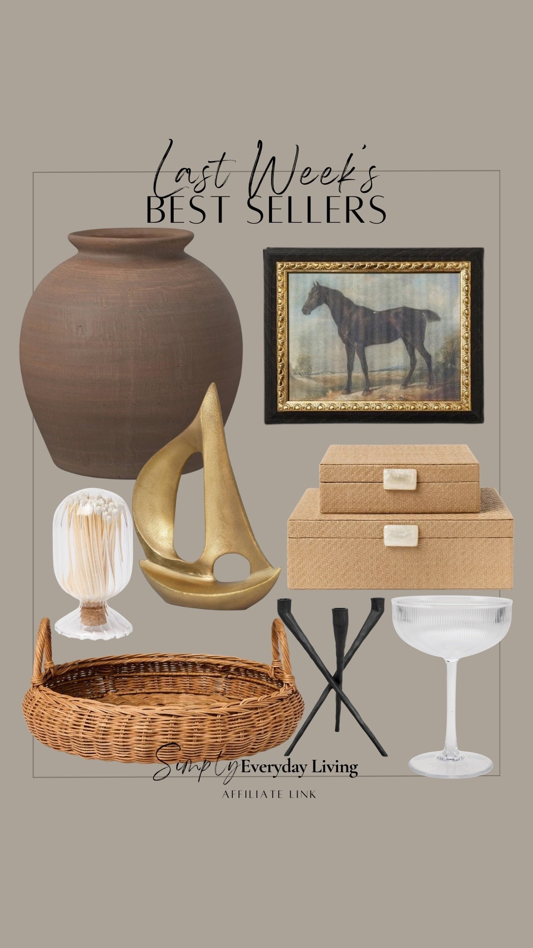 Last weeks best sellers