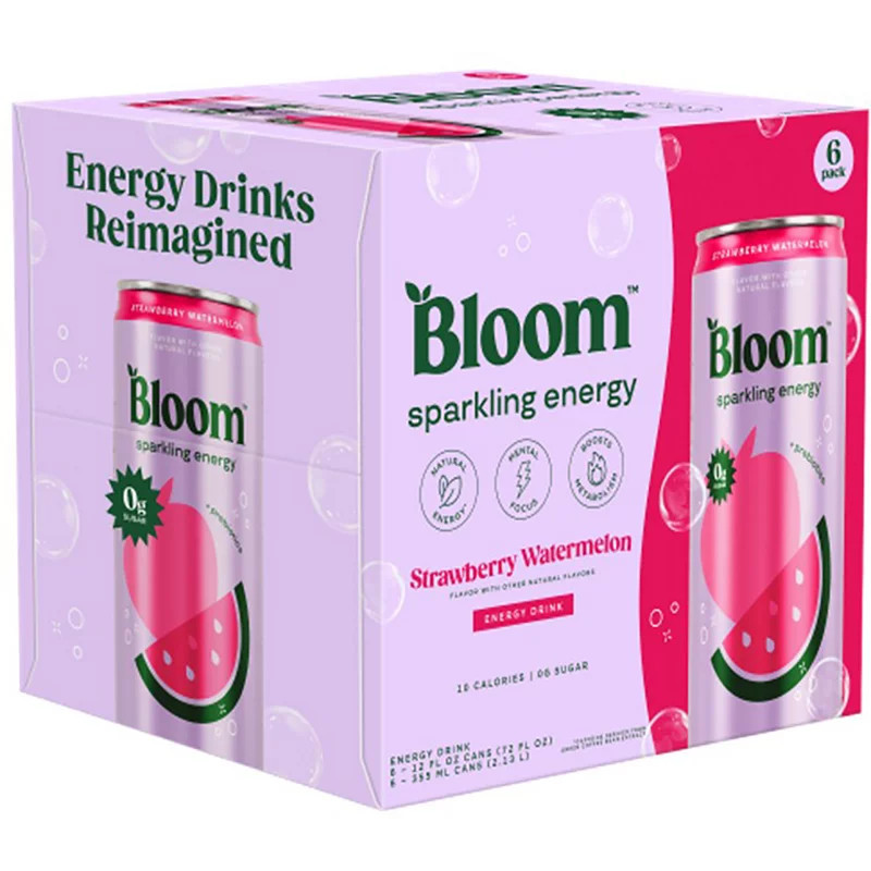 Bloom Nutrition Sparkling Energy Drinks 6-Pack | Academy Sports + Outdoors