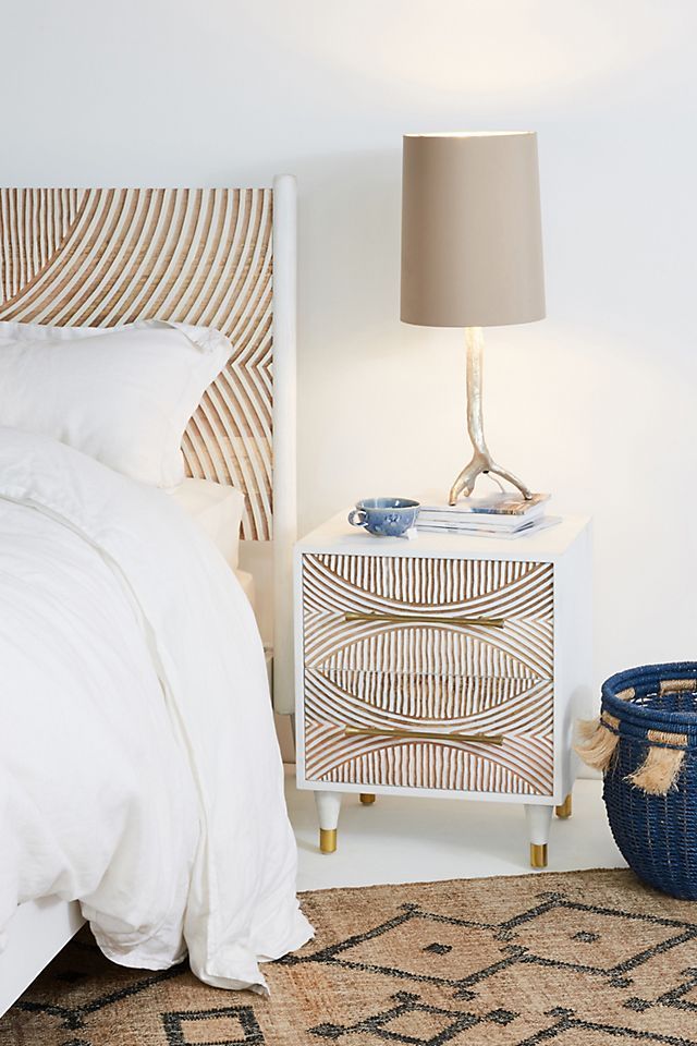 Handcarved Thalia Nightstand | Anthropologie (US)
