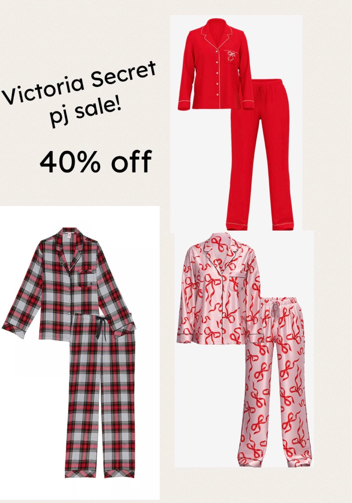 Women’s holiday pajamas, Victoria Secret pjs, women’s Christmas pajamas, flannel pajamas, silky pajamas 

#LTKsalealert #LTKfindsunder50 #LTKSeasonal