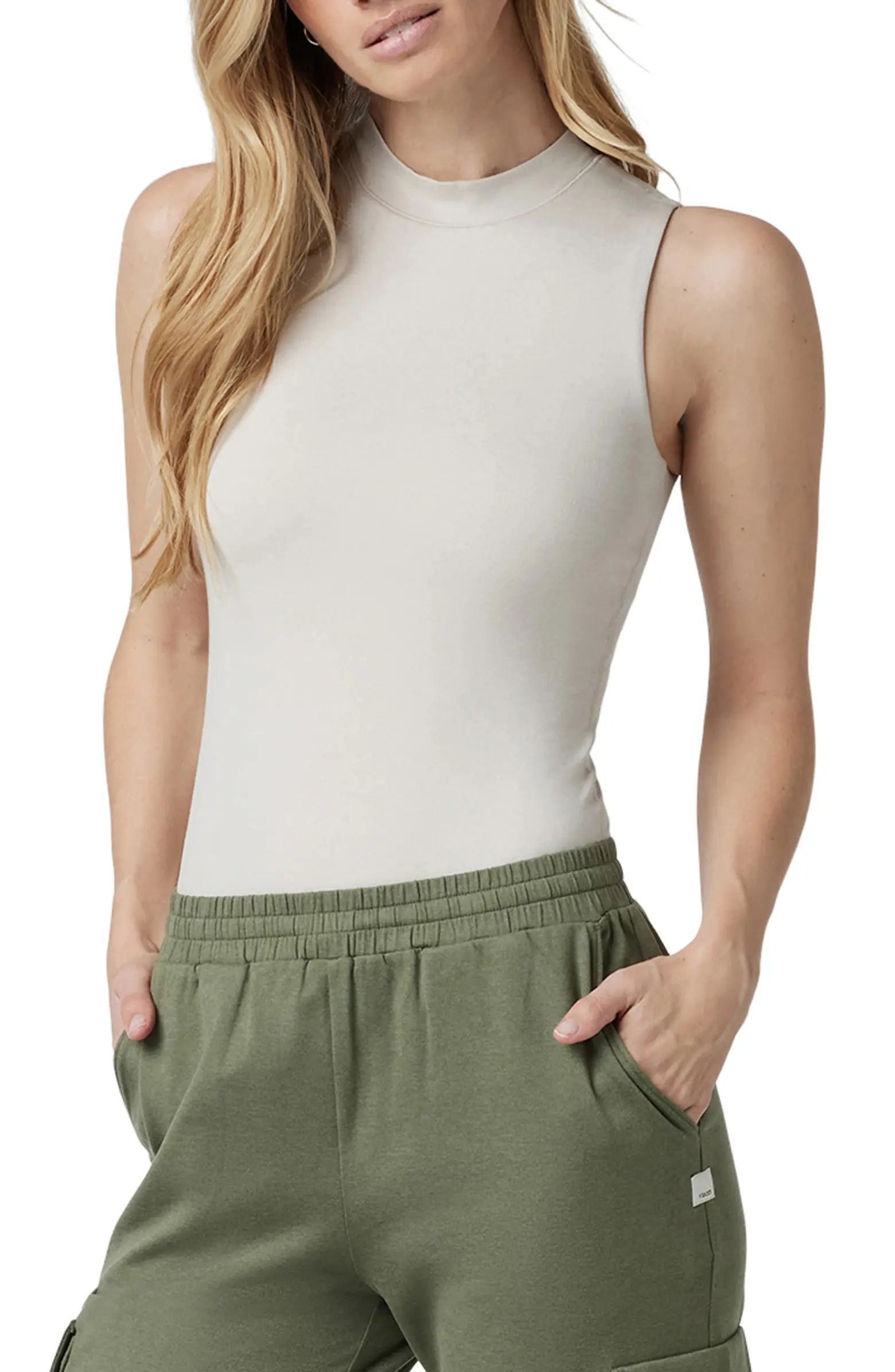 Halo Mock Neck Sleeveless Bodysuit | Nordstrom