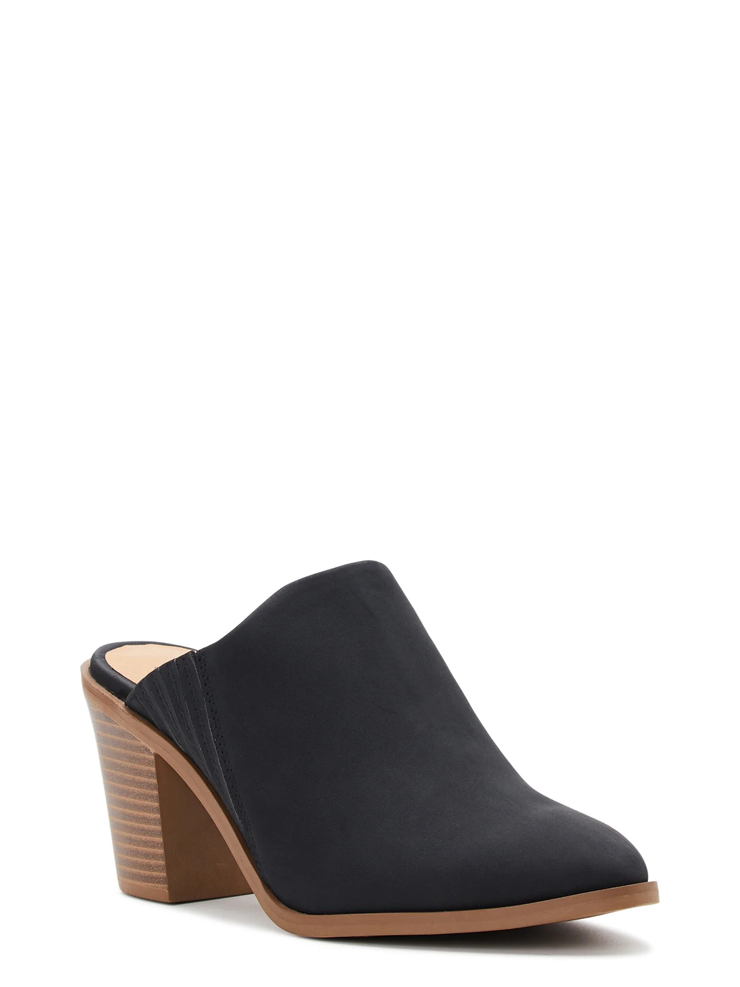 Time and Tru Women's Block Heel Slip on Mules | Walmart (US)