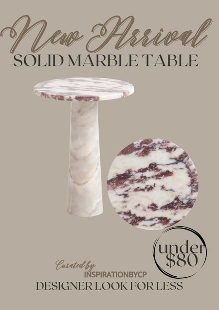 LOOK AT THIS BEAUTY. Brown veining solid marble accent table
Look for less, arhaus, living room table, living room decor, home office, marble, viola marble, modern organic, west elm, cb2

#LTKfindsunder100 #LTKsalealert #LTKhome