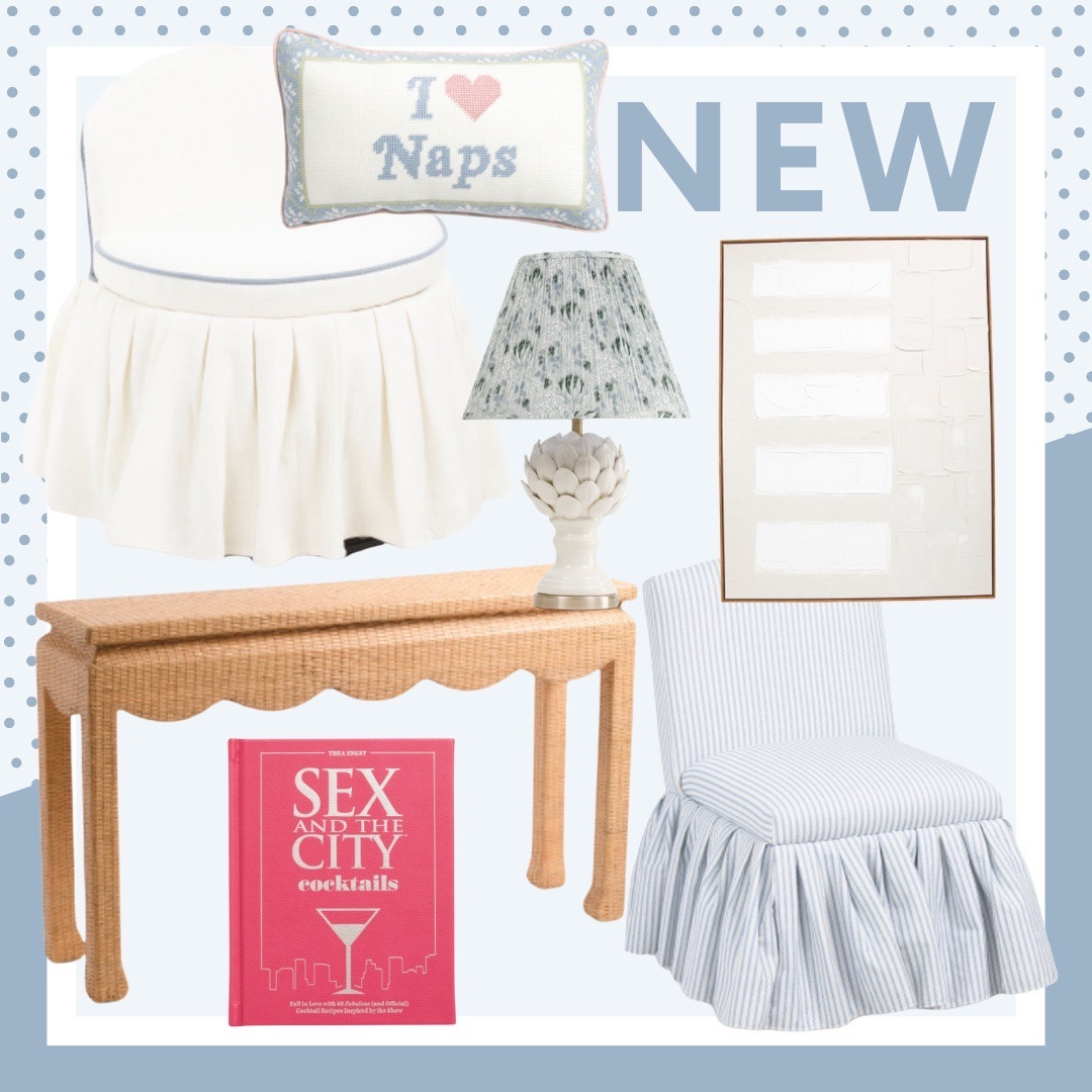 NEW & NOTEWORTHY ✨ 

Classic coastal home decor on a budget. Reply SHOP if you see something you like! 

Home, home decor, classic coastal home, coastal home, coastal style, home refresh, budget home decor, rattan, scalloped decor, New England style home, coastal 