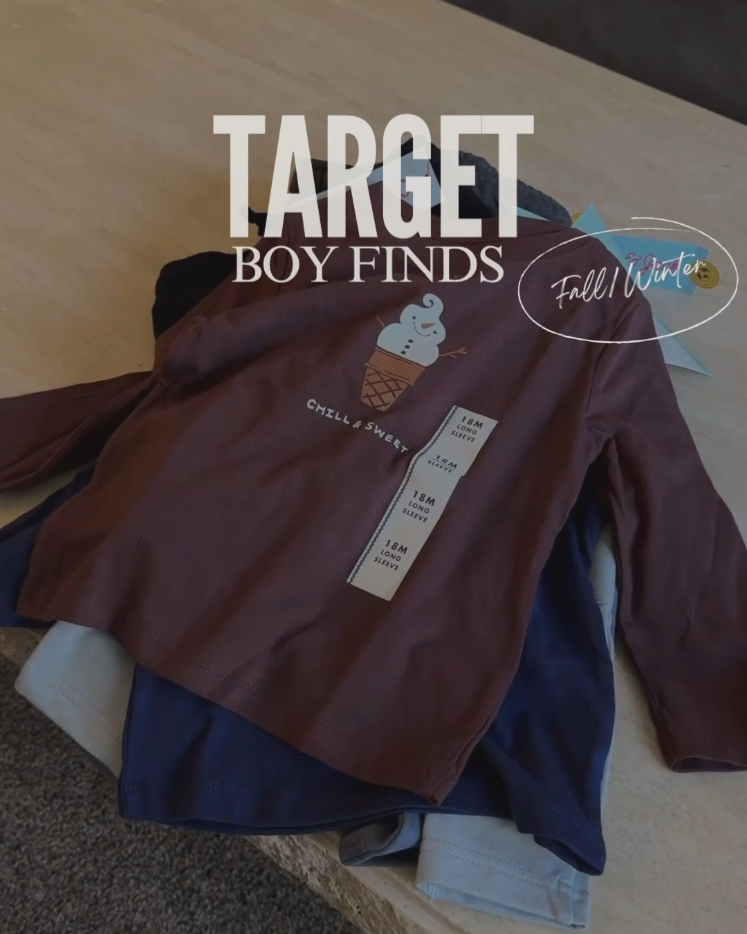 just a few basics for little man ❄️🥶