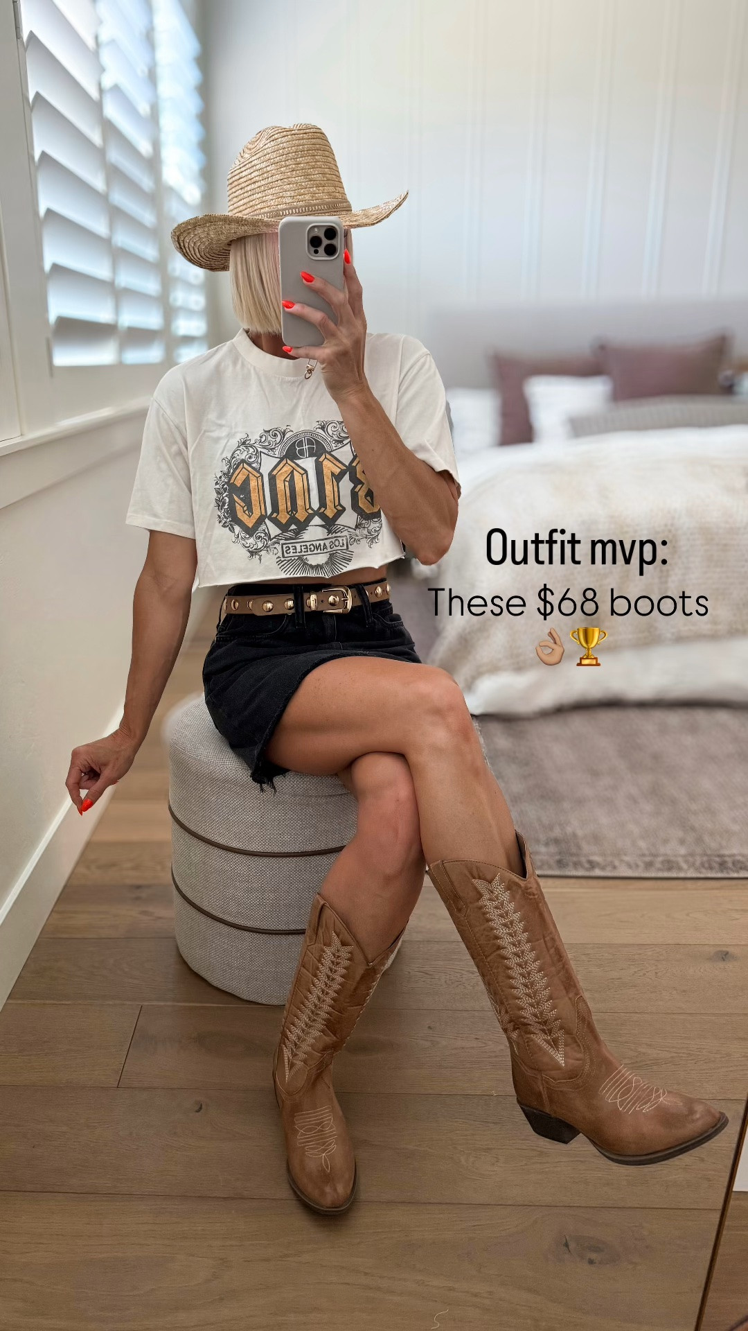 If you’re looking for some new cowboy boots for your next concert— look no further! These $68 beauties are it!

#LTKOver40 #LTKootd #LTKstorytime