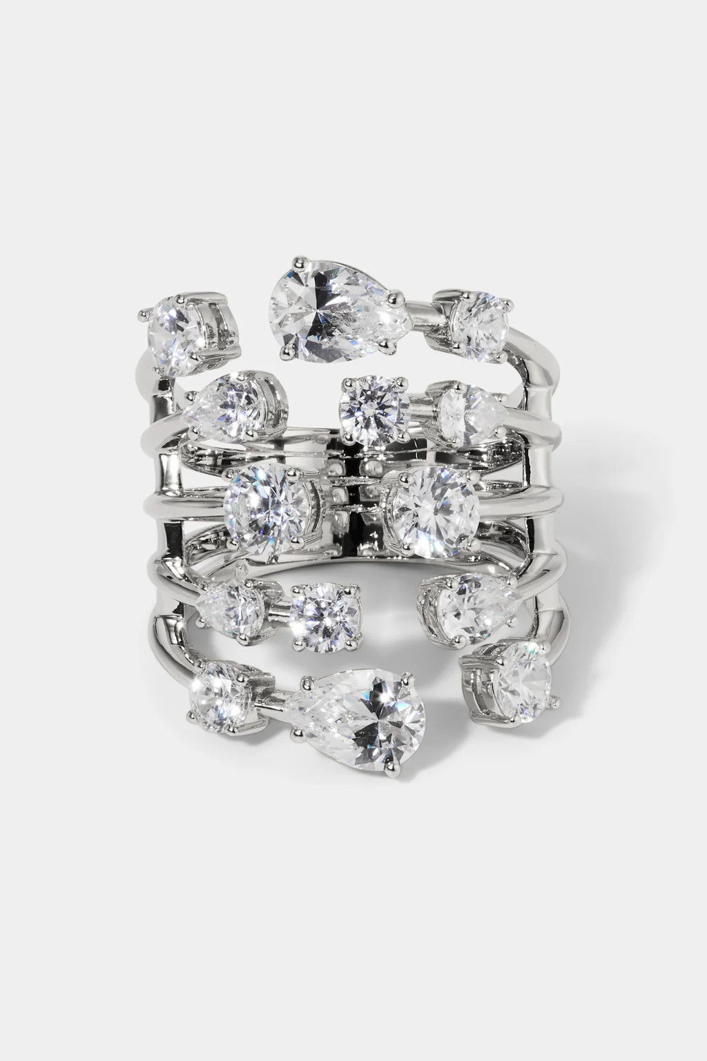HOLLYWOOD MULTI ROW RING | NADRI