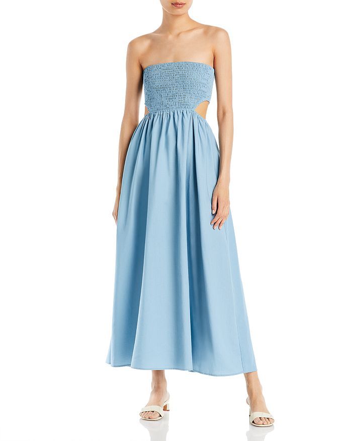 Smocked Fit & Flare Midi Dress | Bloomingdale's (US)