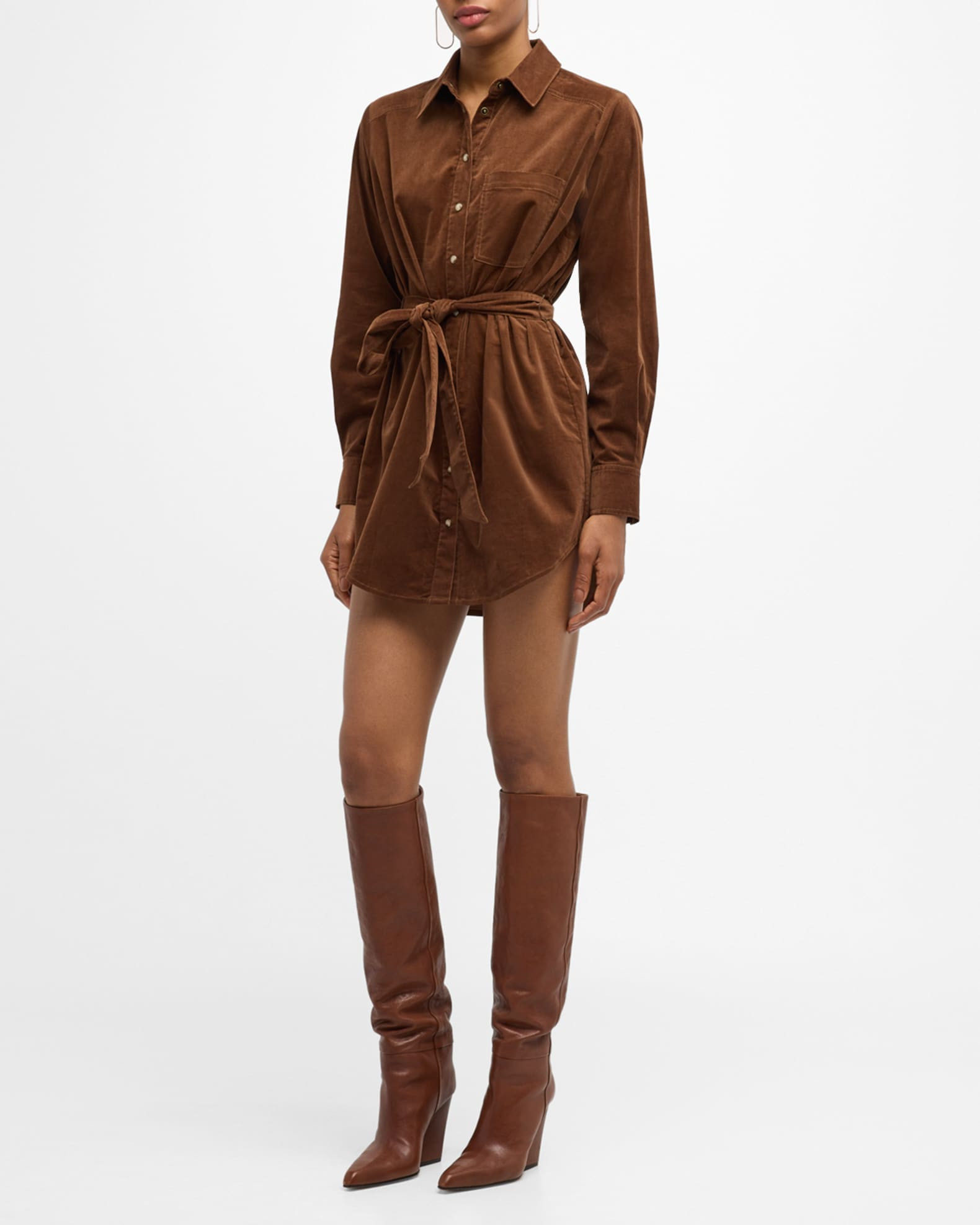 Ryan Corduroy Shirtdress | Neiman Marcus