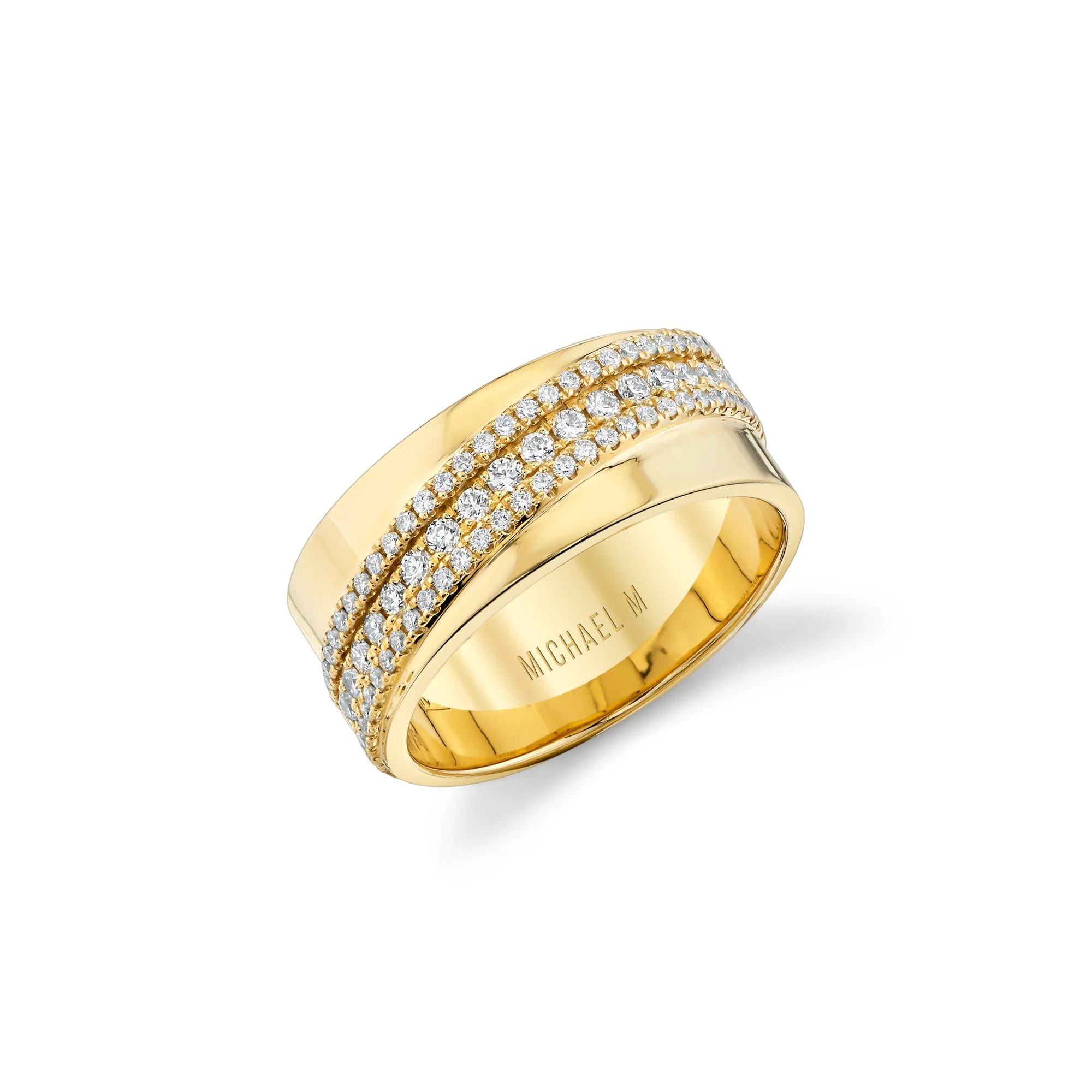 Europa Diagonal Ring #F417 | MICHAEL M | Michael M. Collection