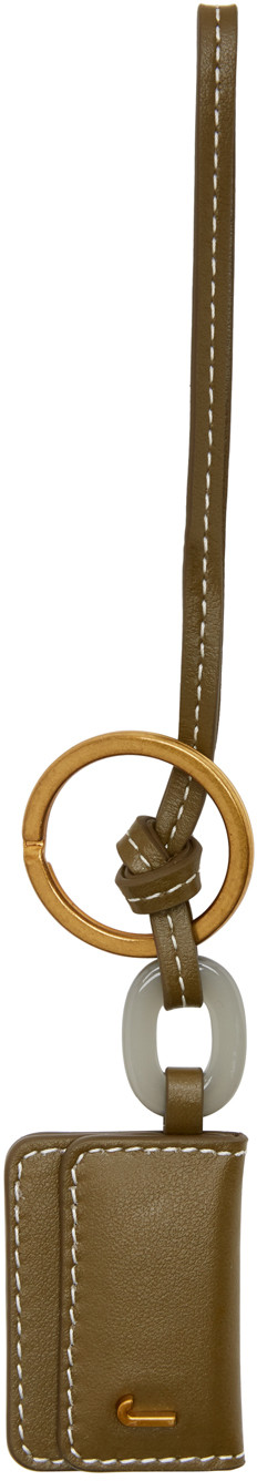 Khaki 'Le Porte Clé Riviera' Keychain | SSENSE