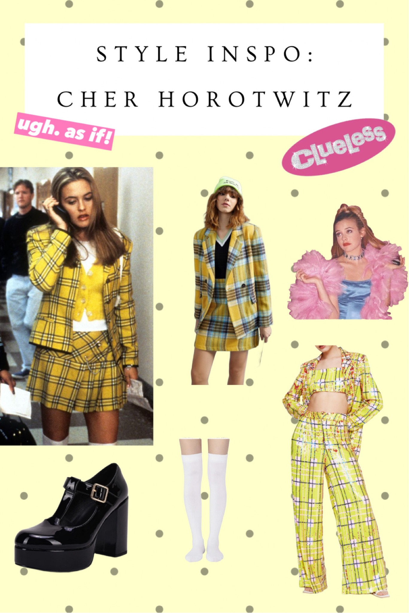 #clueless #yellowplaid #cherhorowitz #90style #90saesthetic #LTKGiftGuide 

#LTKunder100 #LTKstyletip