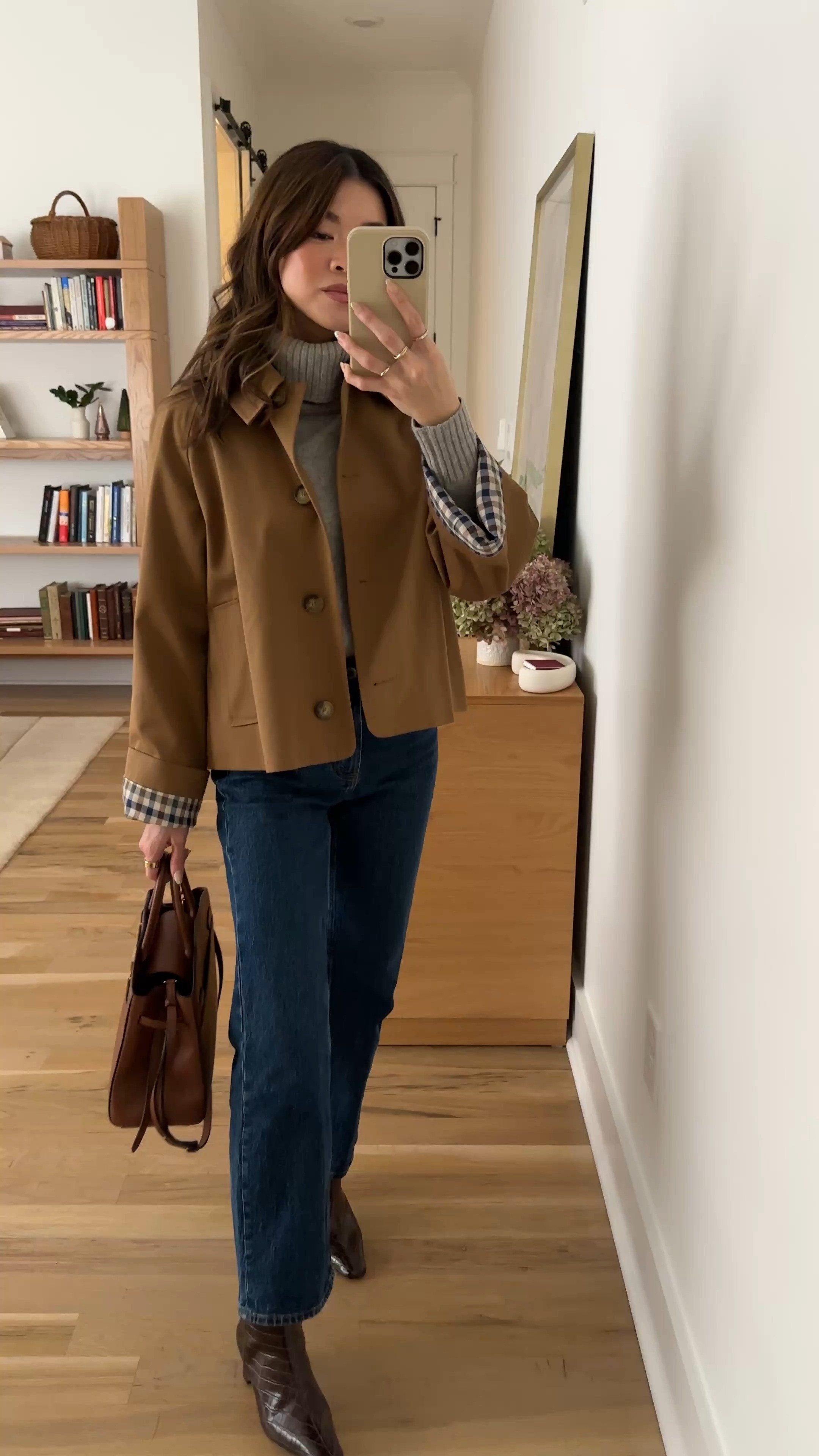 Sizing info: jeans size 23 short in dark wash, turtleneck size XS, jacket size 2!
petite fashion, get dressed with me, outfit inspiration, ootd, nashville outfit, Nashville influencer, petite style, vacation style, casual outfits, mom style, petite pants, winter dress, winter outfit, winter pants, winter outfit inpso, winter outfit idea, winter top, winter style, winter sweater, cozy sweater, cold weather sweater, cold weather outfit, winter bag, winter purse, denim, jeans, jacket, winter jacket, light jacket, cropped trench coat, turtle neck, turtleneck sweater 

 

#LTKootd #LTKmomlife #LTKPetite