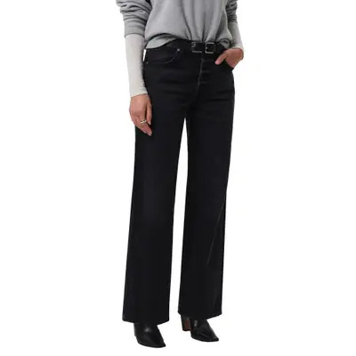 Citizens of Humanity Annina Straight Leg Jeans in Raine Washed Black at Nordstrom, Size 29 | Nordstrom