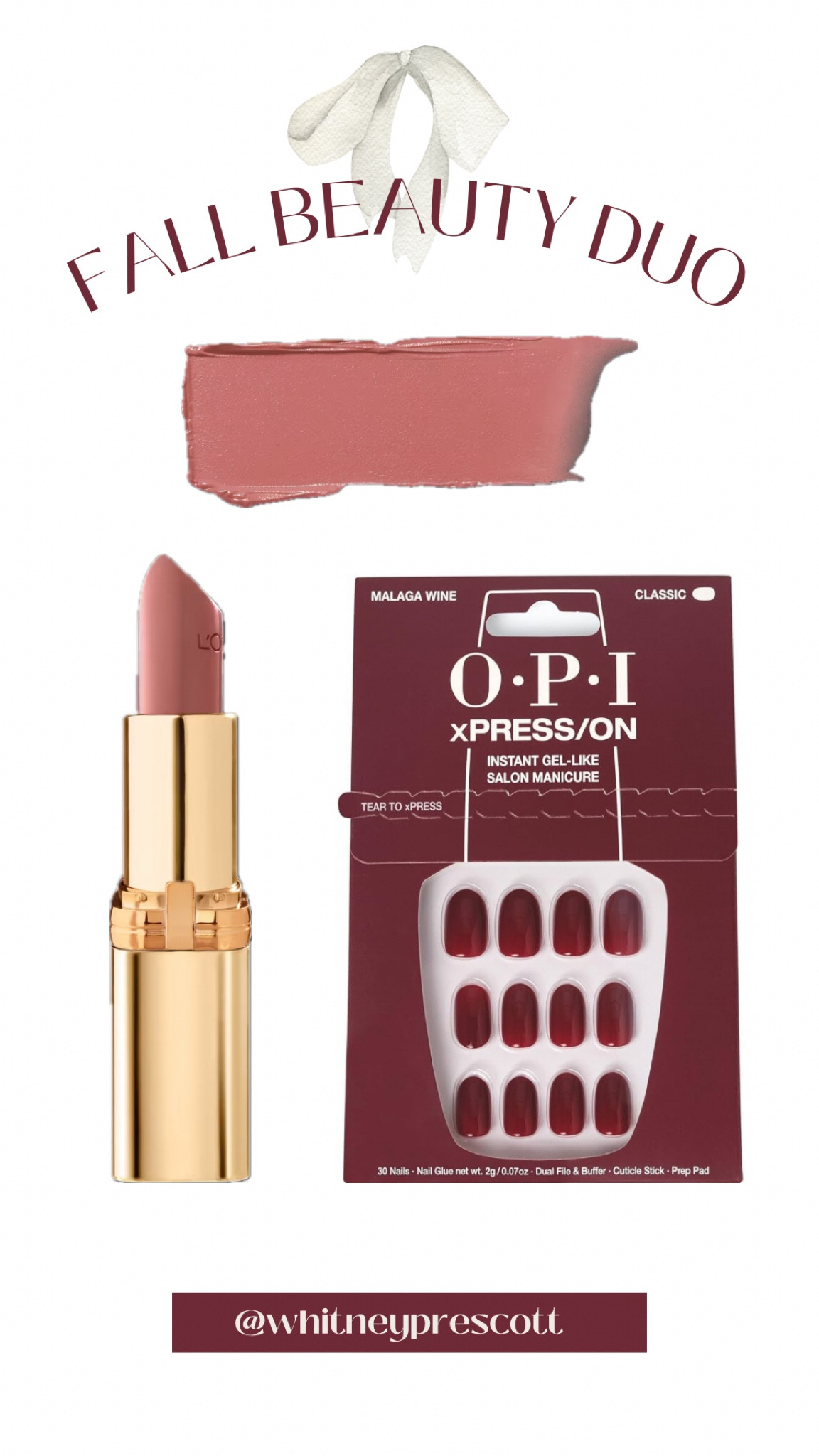 Make these your fall beauty staples! You won’t regret it! 🍂🍁💅🏼💄

Lipstick
Nails
Presson Nails 
Beauty Finds 
Fall Beauty

#LTKSeasonal #LTKGiftGuide #LTKBeauty