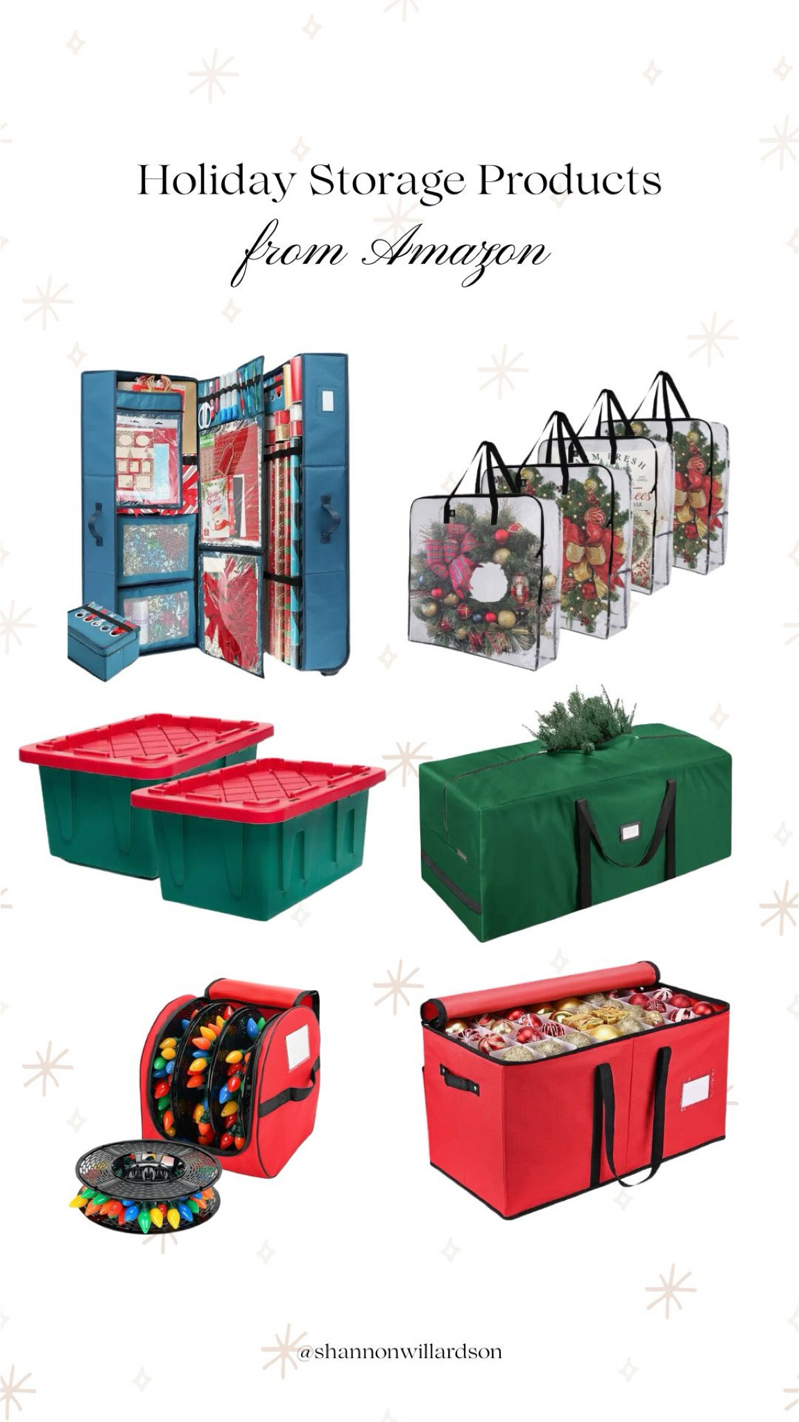 Holiday storage products from Amazon! 🎄

#LTKGiftGuide #LTKHome #LTKHoliday