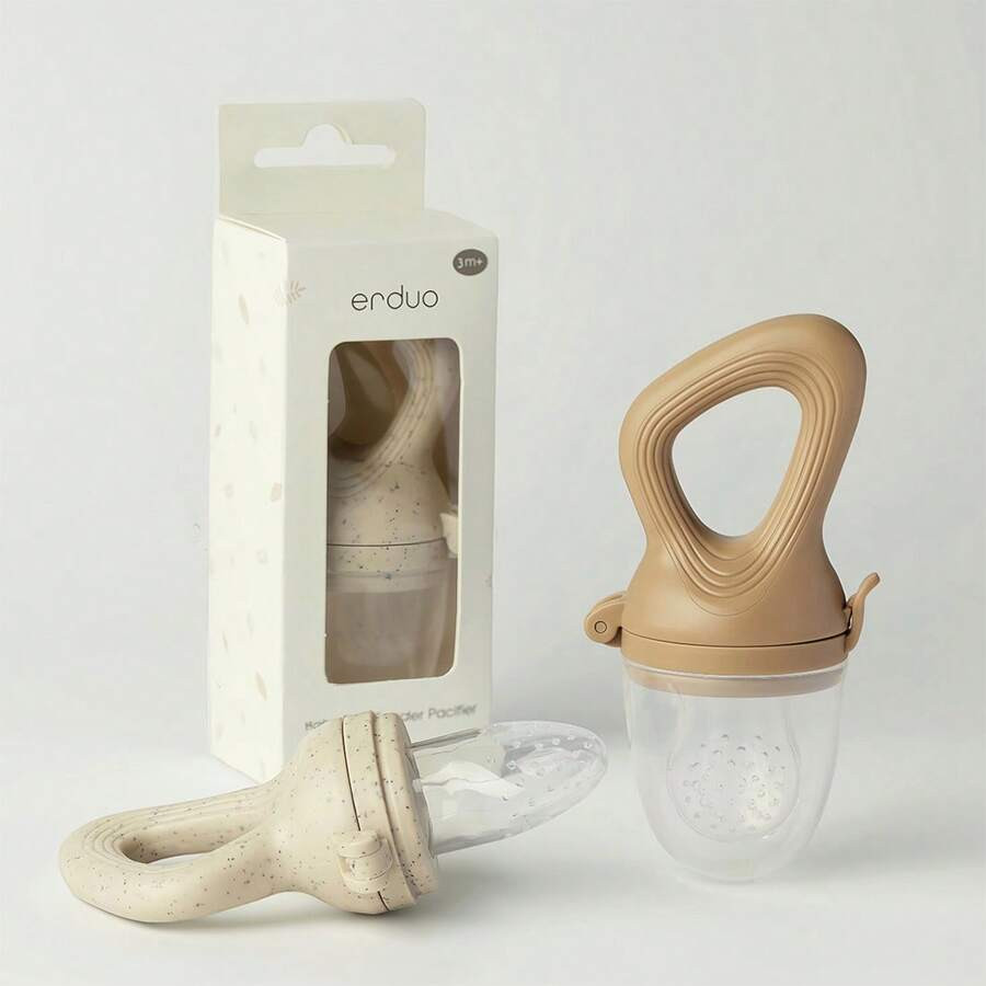 1 Piece Baby Fruit Food Feeder Pacifier, Silicone Mesh For Babies Teething Relief Baby Feeding Es... | SHEIN