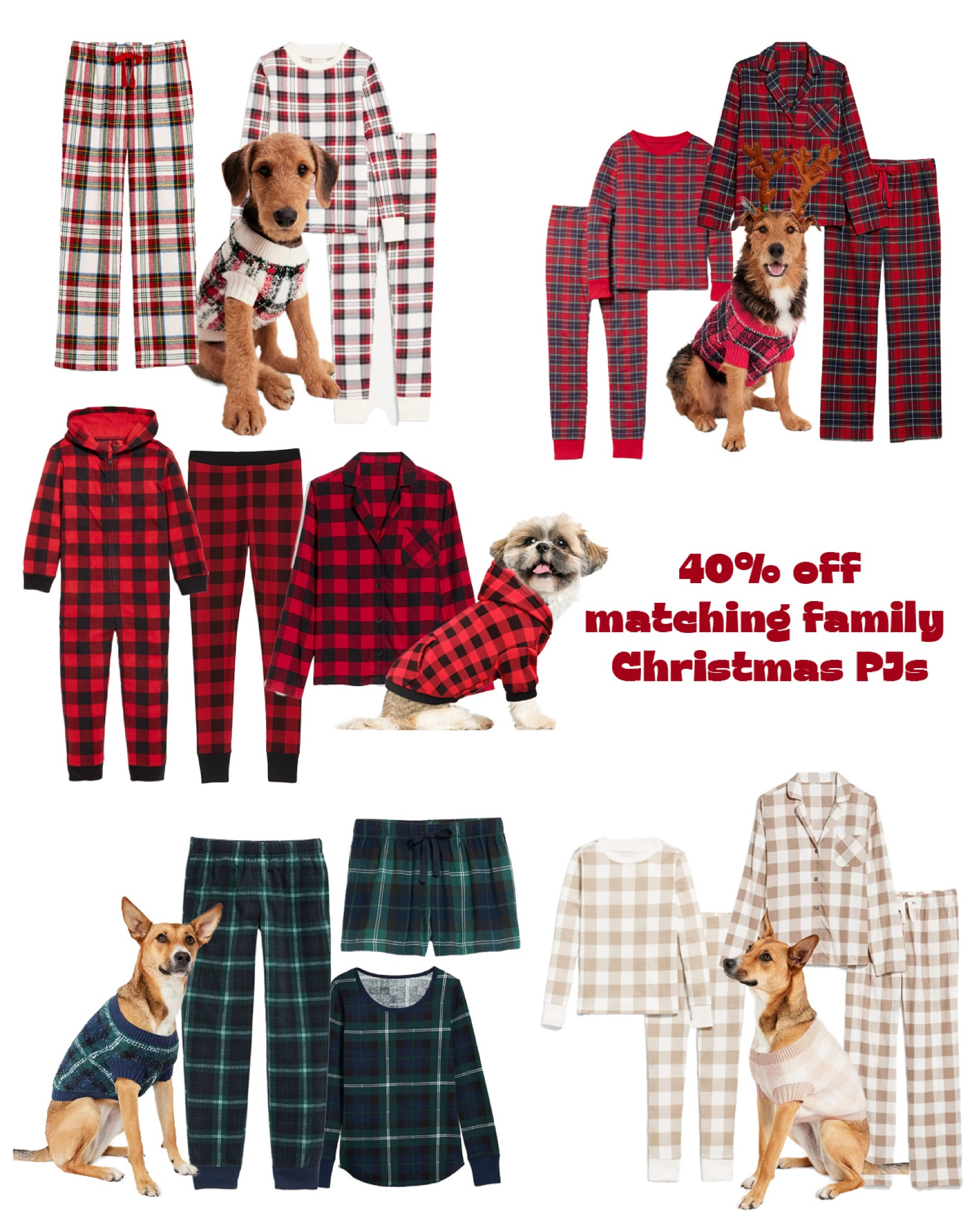 Matching Christmas family pajamas on sale! These sell out so fast! 

#LTKHoliday #LTKFamily #LTKSaleAlert
