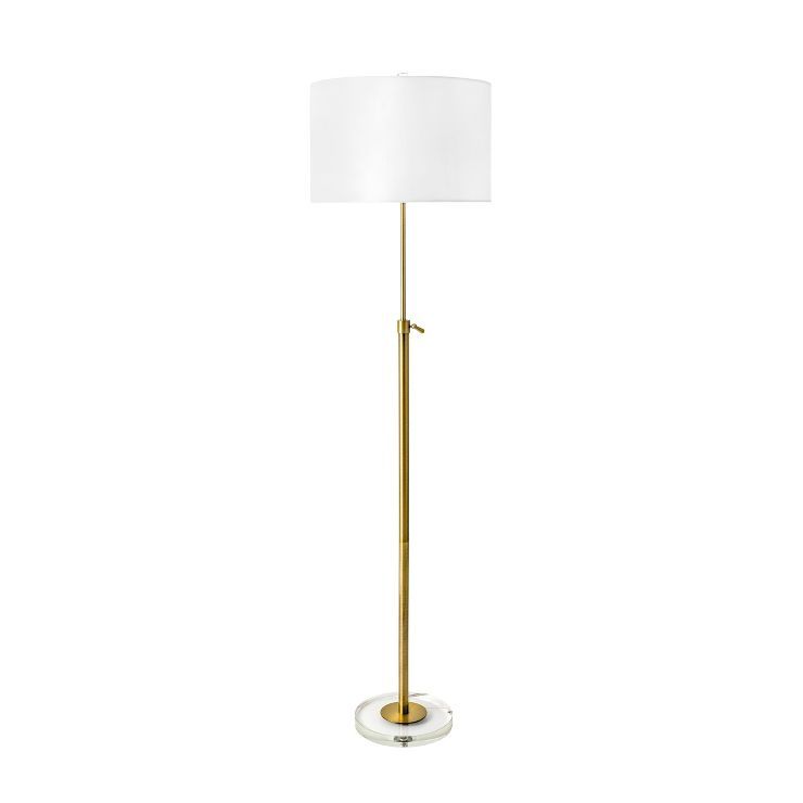 nuLOOM Dexter 60" Metal Floor Lamp Lighting - Brass 60" H x 16" W x 16" D | Target