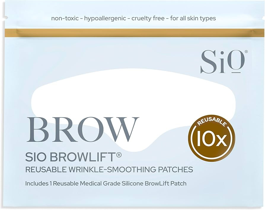 SiO Beauty BrowLift Forehead Anti-Wrinkle Patch - Expression Line Smoothing - Medical-Grade Silic... | Amazon (US)