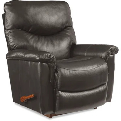 James Manual Leather Match Rocking Recliner | Wayfair North America