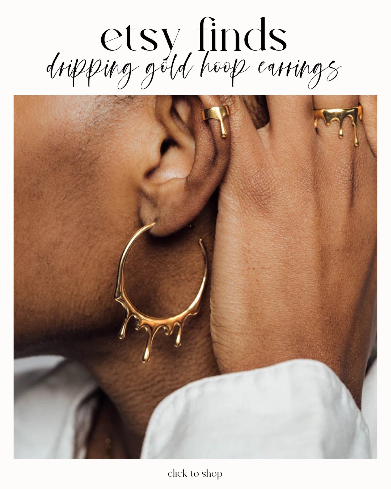Look at these beautiful gold drop hoop earrings found on Etsy!

#LTKGiftGuide #LTKstyletip #LTKfindsunder100