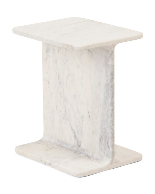 15x18 Solid Marble Accent Table | TJ Maxx