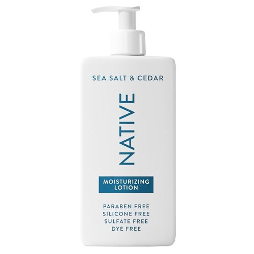 Native Body Lotion Contains Naturally Derived Plant-Based Moisturizers for Women and Men | Restores Dry Skin, Sea Salt & Cedar, 16.5 fl oz | Amazon (US)