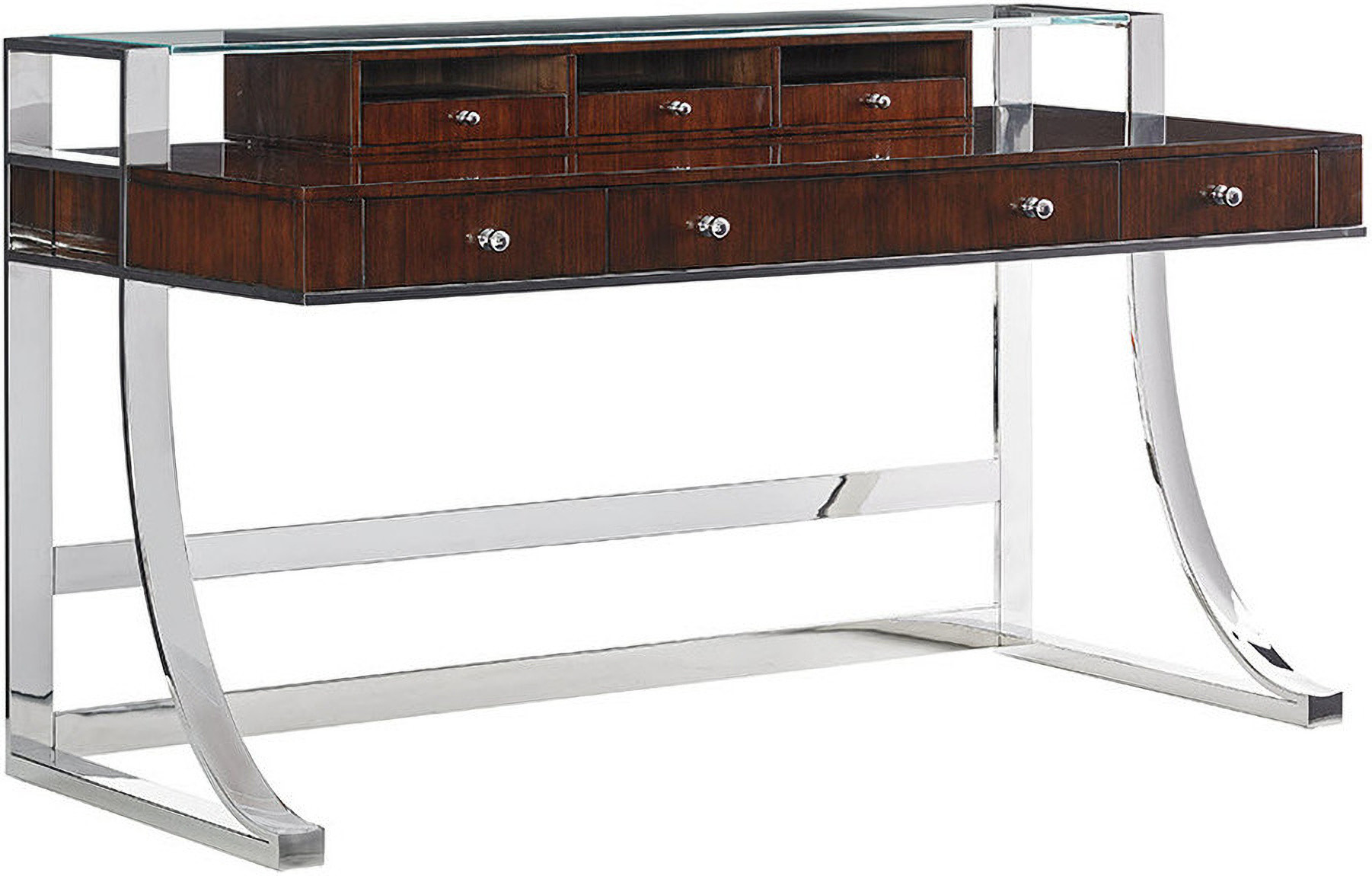 Studio Designs Andrea Writing Desk In Dark Brown | 1stopbedrooms