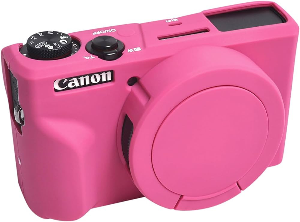 Camera Case for Canon Powershot G7 X Mark III Digital Camera, Silicone Soft Camera Case with Butt... | Amazon (US)